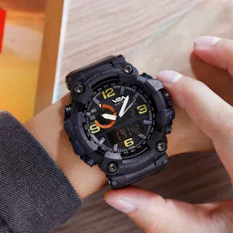v2a Cammando Midnight Black Analog Digital Sport Watches for Men's and Boys image 2