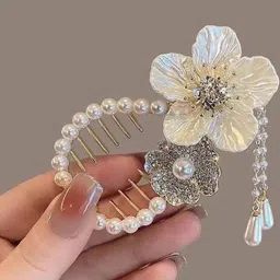 Radhya Accessories Women Set of 4 Comb Pin image 3