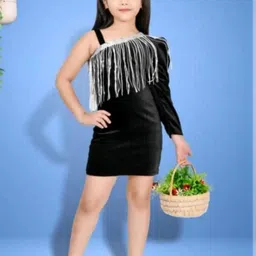 IKONIC FASHION Girls Black Dresses-picture-22