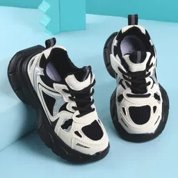 KIDLINGSS Colour Blocked Sneakers - White & Black-picture-13