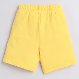 BUMZEE Pack Of 3 Sports Theme Printed Shorts - Red & Yellow image 4