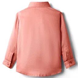 Rikidoos Full Sleeves Textured Shirt - Red image 3