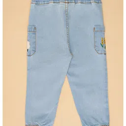 Pantaloons Baby Sheep Embroidered Jeans - Light Blue image 5