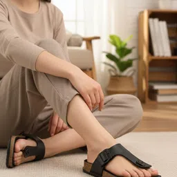 HERE&NOW Women Open Toe Flats-picture-39