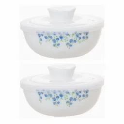 Cello Royale Printed White Opalware Serving Bowl - Set of 2 (500ml) image 2