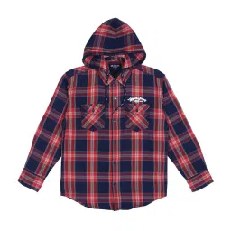 Gini & Jony Kids Multicolor Cotton Plaid Pattern Shirt image 1