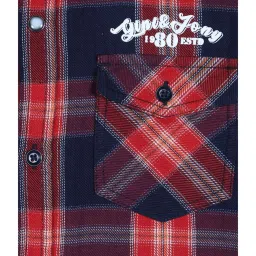 Gini & Jony Kids Multicolor Cotton Plaid Pattern Shirt image 3