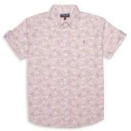 Gini & Jony Kids Light Pink Printed Shirt-picture-39