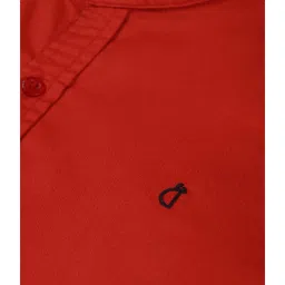 Gini & Jony Kids Red Cotton Shirt image 3