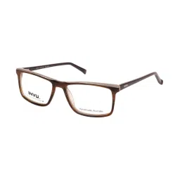 INVU A4009B Brown Full Rim Rectangular Frame image 2