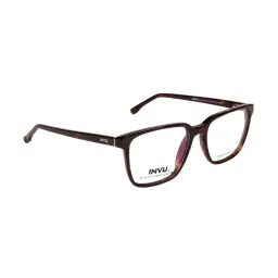 INVU A4014B Brown Full Rim Square Frame image 5