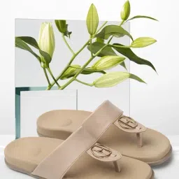 Elle Women's Beige Thong Sandals-picture-27