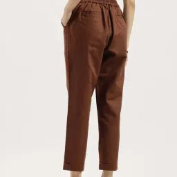 United Colors Of Benetton Brown Regular Fit Pants image 2