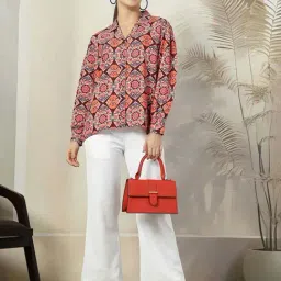 Melon By plusS Brown Printed Shirt image 5