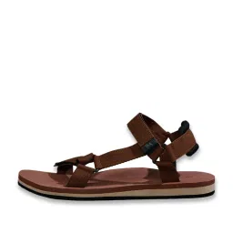 Neemans Men's Airy Strap Brown Floater Sandals image 2
