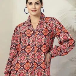 Melon By plusS Brown Printed Shirt-image-18