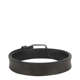 Aditi Wasan Black Leather Waist Belt for Men image 3