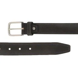 Aditi Wasan Black Leather Waist Belt for Men image 4