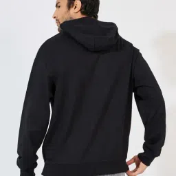 Styli Black Relaxed Fit Printed Hoodie image 2