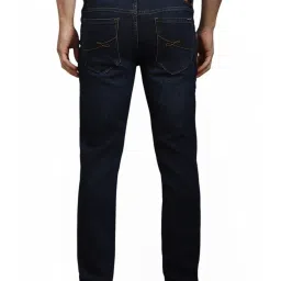 Louis Philippe navy Solid Jeans image 2