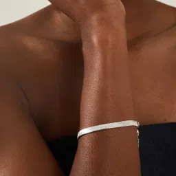 Accessorize London Silver-Plated Chain Bracelet image 2