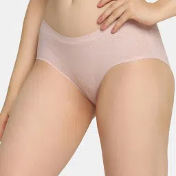 Da Intimo Pink Self Design Hipster Panty image 3