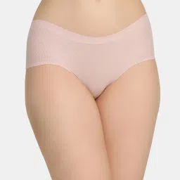 Da Intimo Pink Self Design Hipster Panty image 1
