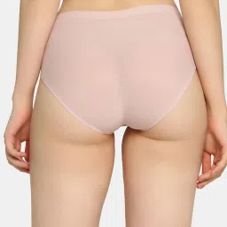 Da Intimo Pink Self Design Hipster Panty image 2