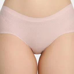 Da Intimo Pink Self Design Hipster Panty image 5