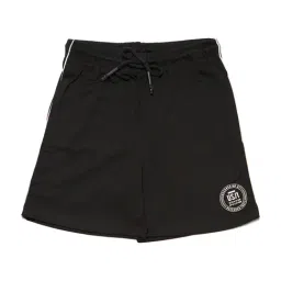 Octave Kids Black Cotton Shorts-image-40