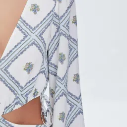 Forever 21 White Printed Playsuit image 5