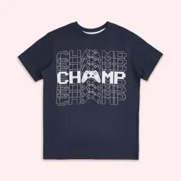 Pantaloons Junior Navy Cotton Printed T-Shirt-image-12