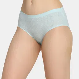 Da Intimo Sky Blue Self Design Hipster Panty image 3