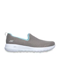 Skechers Women's GO WALK JOY-CENTERPIECE Taupe Blue Walking Shoes-picture-24