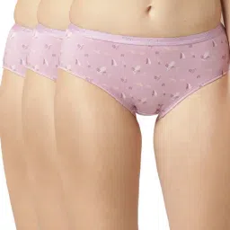 Jockey 1523 Assorted High-Waist Hipster Panty With Outer Elastic-Pack Of 3(Colors & Prints May Vary)-picture-11