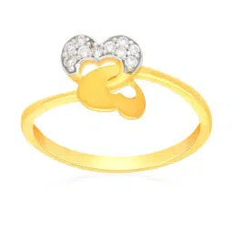 Malabar Gold and Diamonds 18k Gold Heart Ring for Women-picture-20
