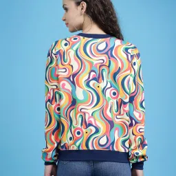 KASSUALLY Multicolor Printed Sweatshirt image 2