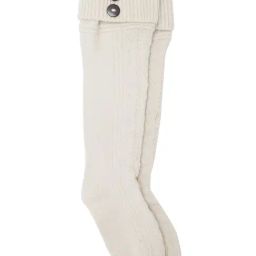 BHARATASYA Cream Acrylic Textured Socks-picture-16