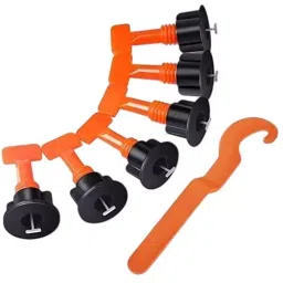 Ap Enterprise Tile Leveling System Kit 40 mm (4 cm) T Shaped Pins Fiber Red, Black (Pack of 50) image 2