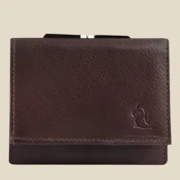 Kara Brown Leather Tri-Fold Wallet-image-16