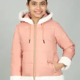 Cantabil Kids Peach Solid Jacket-image-25