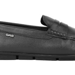 GAS Men's Verona Luxe¿ Black Loafers image 5