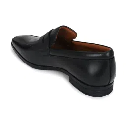 Louis Philippe Men's Black Formal Loafers image 5