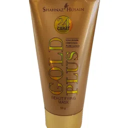 Shahnaz Husain Gold Plus Beautifying Mask Tube - 50 gm image 1