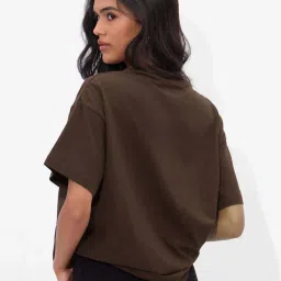 The Souled Store Brown Printed T-Shirt image 2