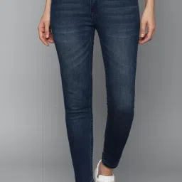 Allen Solly Navy Slim Fit Jeans image 1