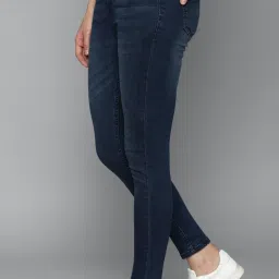 Allen Solly Navy Slim Fit Jeans image 3