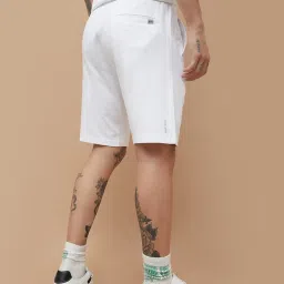 Fame Forever By Lifestyle White Regular Fit Printed Sports Shorts image 2