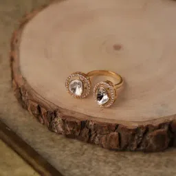 Curio Cottage Meira Twin Kundan Ring-image-98