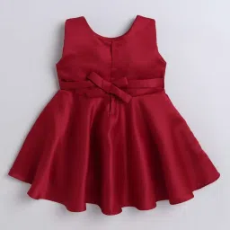 The Magic Wand Kids Red Applique Dress image 2